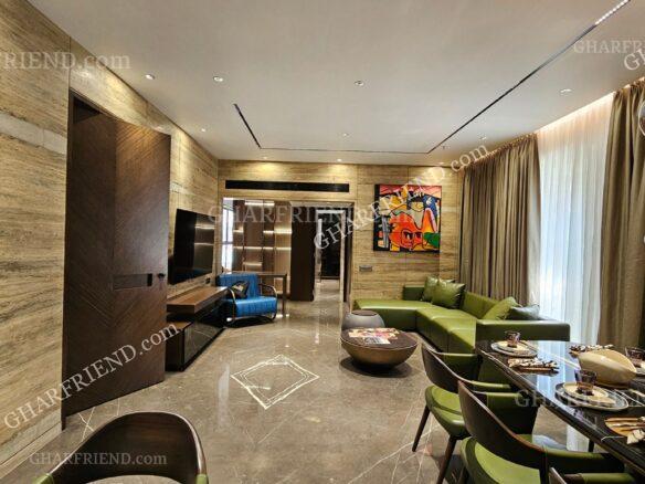 Luxurious high-rise residential tower featuring 1BHK and 2BHK flats with Jodi options, rooftop amenities, and premium connectivity in Mira Road.