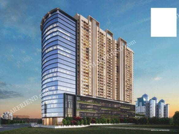 A stunning high-rise residential tower with modern architecture and sleek design, Midori Tower in Pimple Nilakh, Pune, offers luxurious 2, 3 & 4 BHK apartments with premium amenities and breathtaking city views.