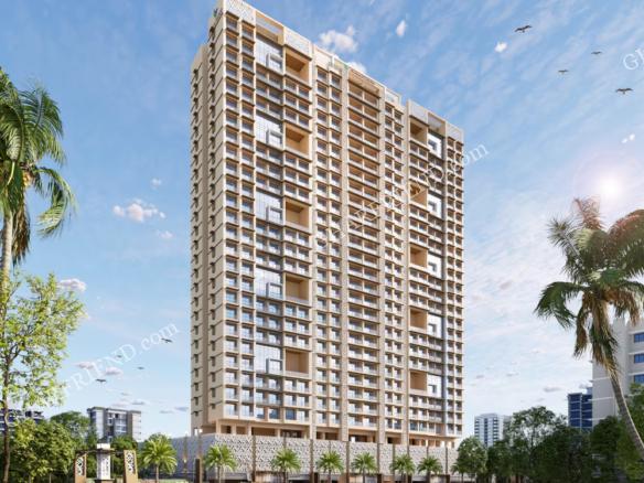 Modern high-rise residential building in Bhayander West, featuring premium 2, 3BHK apartments and duplex homes with landscaped gardens and world-class amenities.